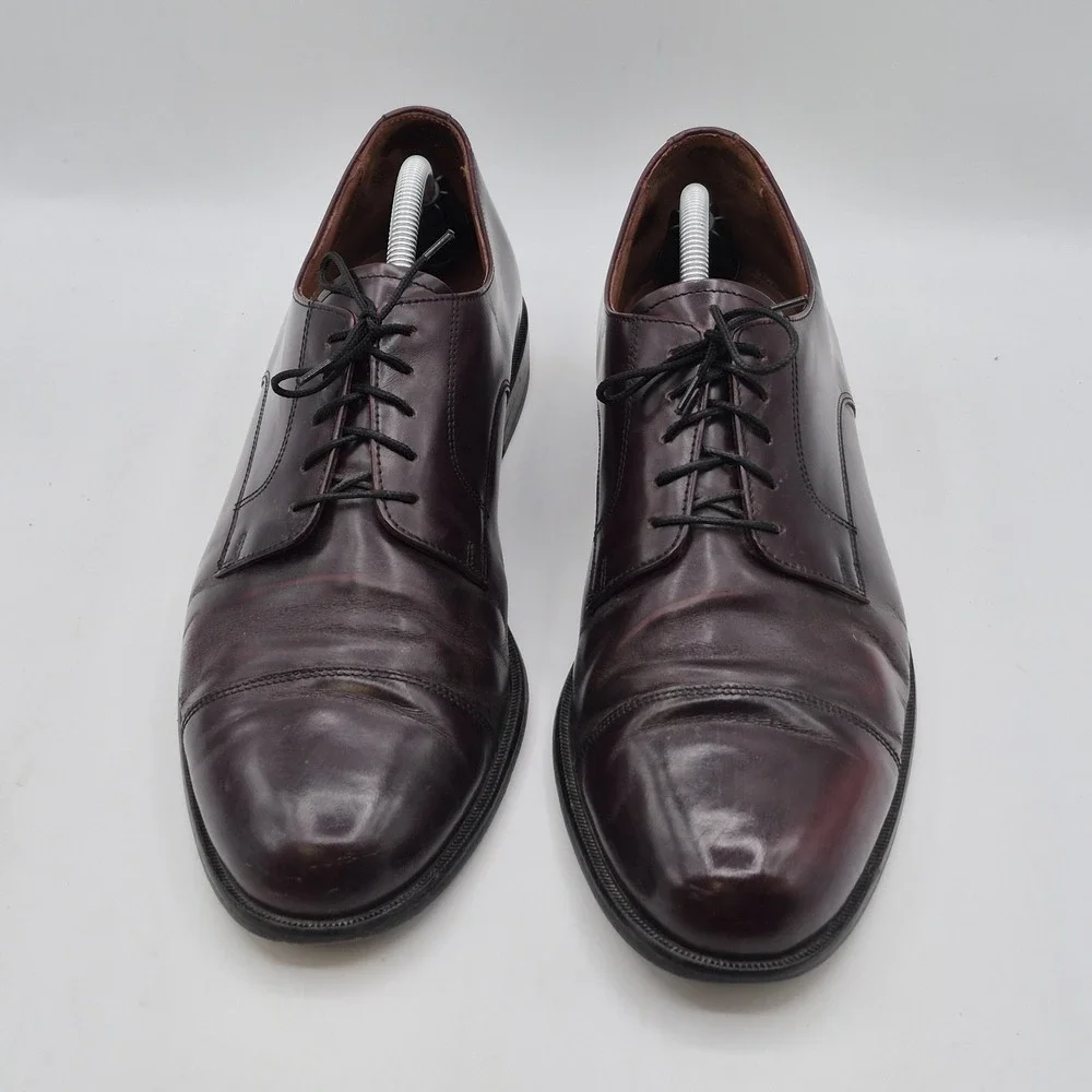 Bostonian Shoes Mens Size 12 Brown Leather Cap Toe Oxford Dress‎ Classics 20398
